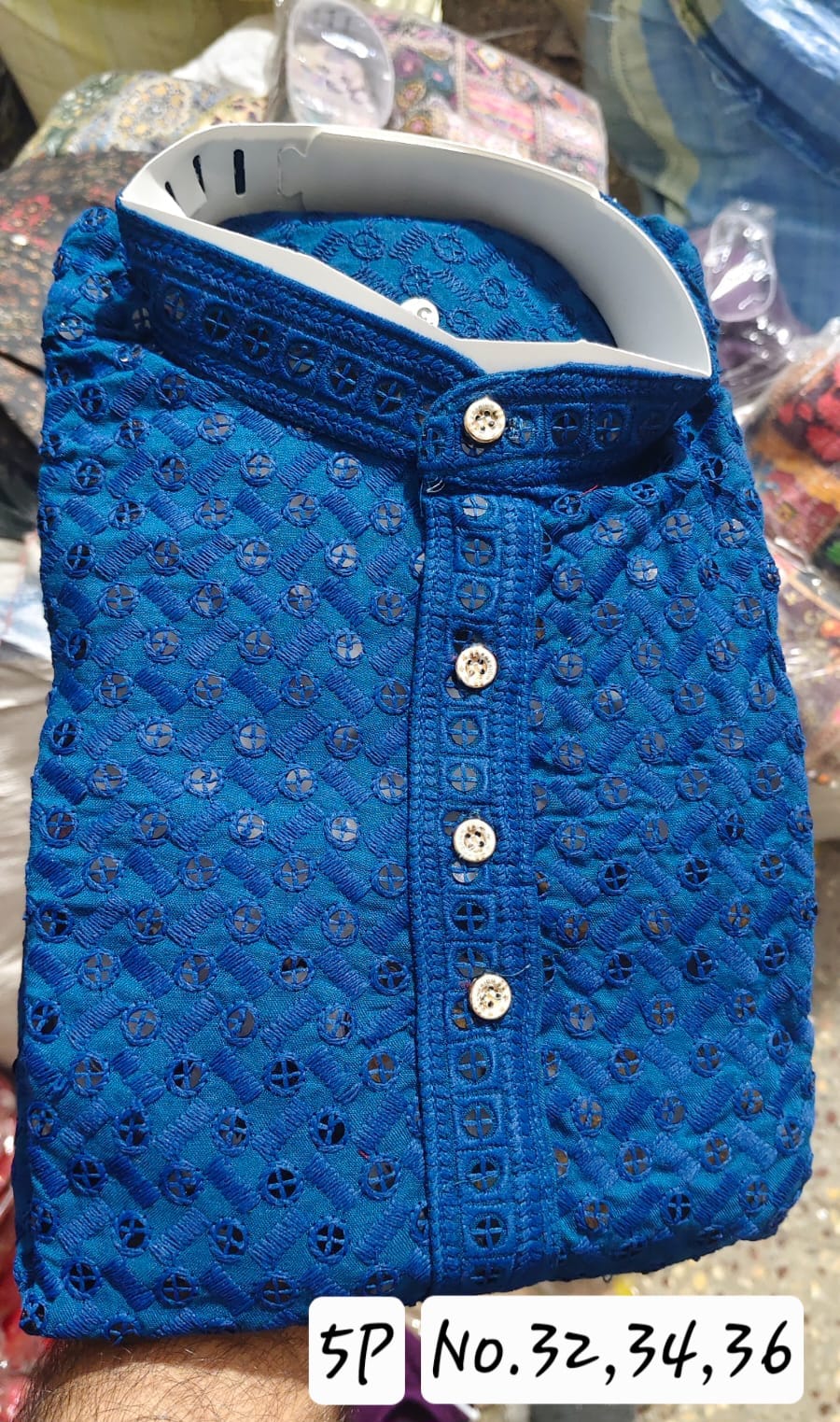 KID SEQUENCE KURTA PYJAMA - TEAL