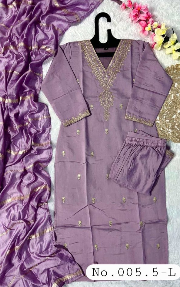 LATEST ROMAN SILK EMBROIDERY SEQUENCE - READY TO WEAR