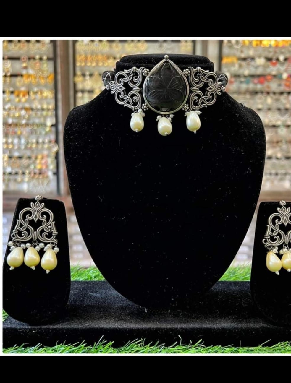 OXIDISED BLACK SET