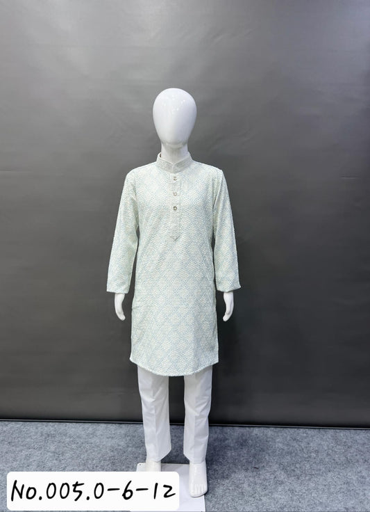 KID  KURTA PYJAMA - CLASSIC LUCKNOWI