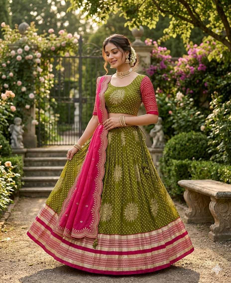 BANDHEJ CHANIYA CHOLI - READY TO WEAR
