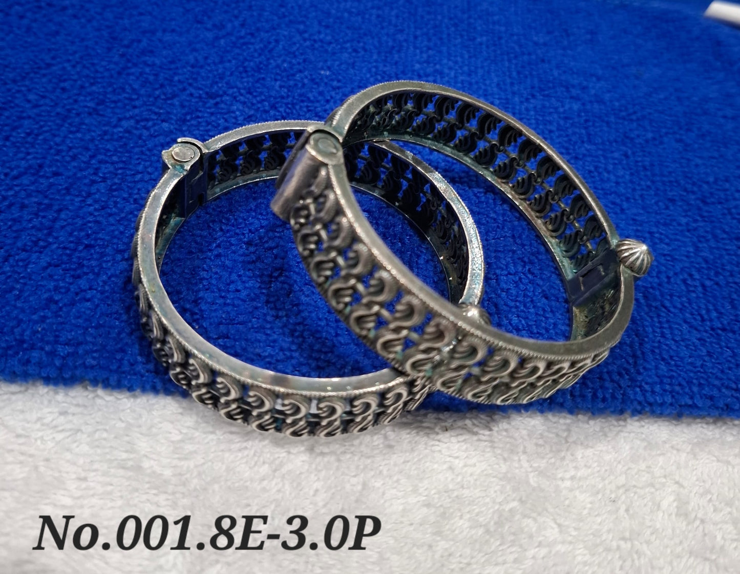OXODISED BANGLE - KADA - SIZE 2.4-2.6 - PAIR - 2 PIECES