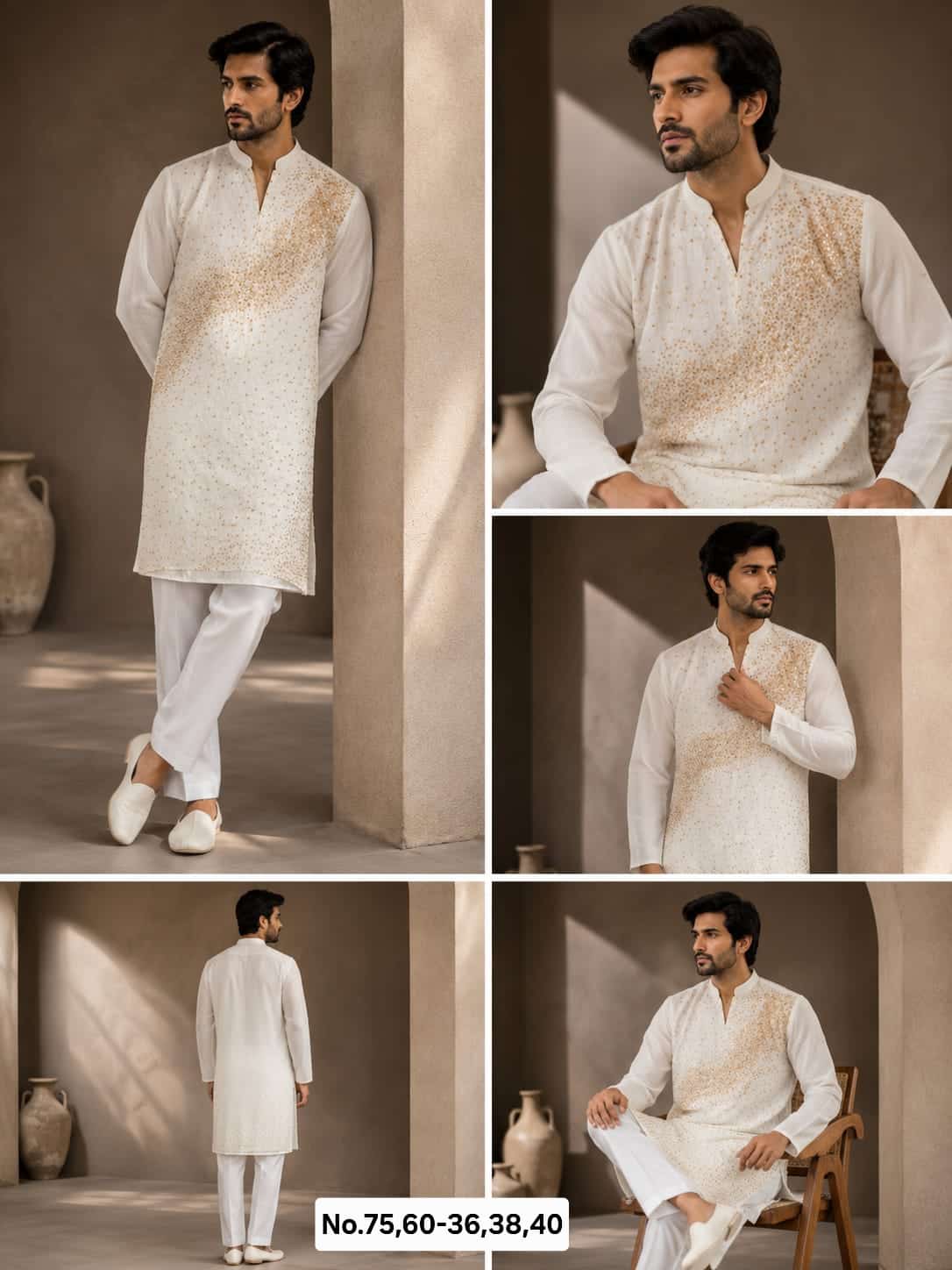 MEN’S SEQUENCE KURTA PANT