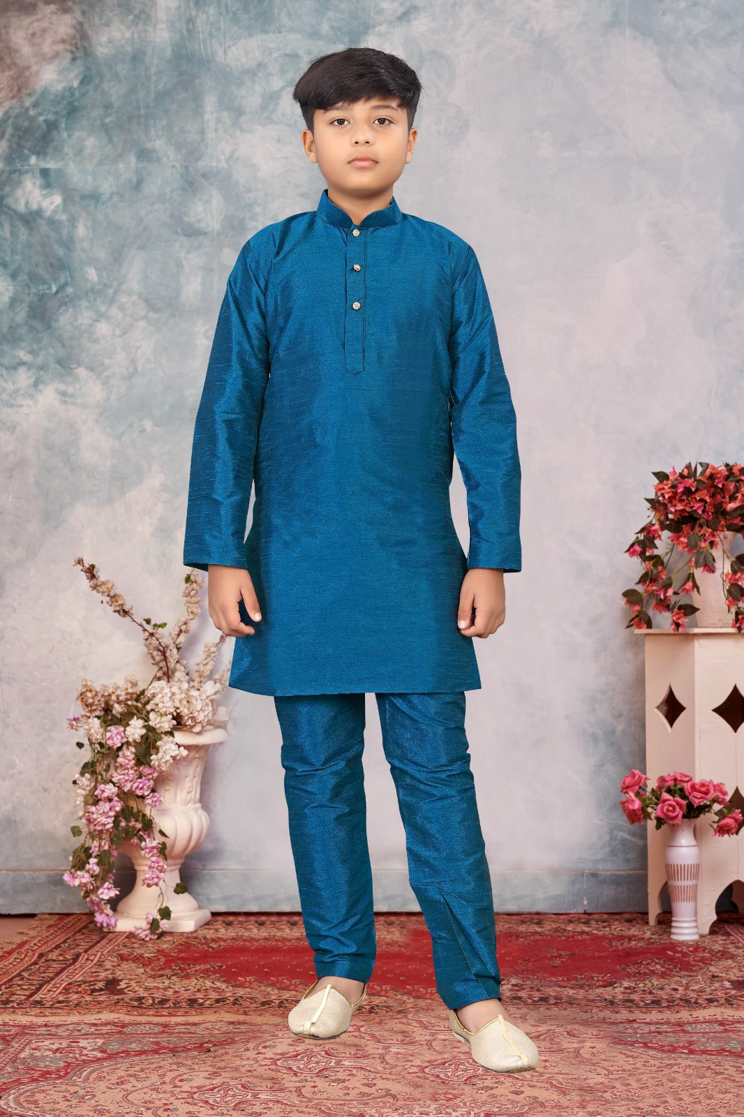 KID’S FANCY SILK KURTA PYJAMA