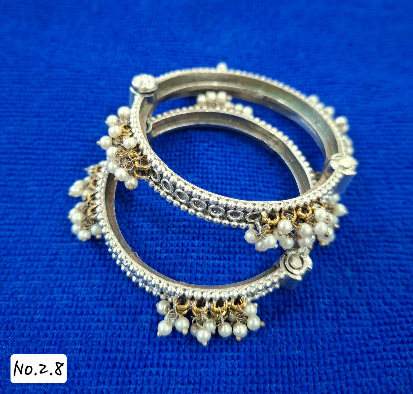 DUAL TONE GHUNGROO BANGLES