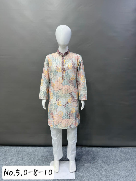 KID  KURTA PYJAMA - CLASSIC LUCKNOWI