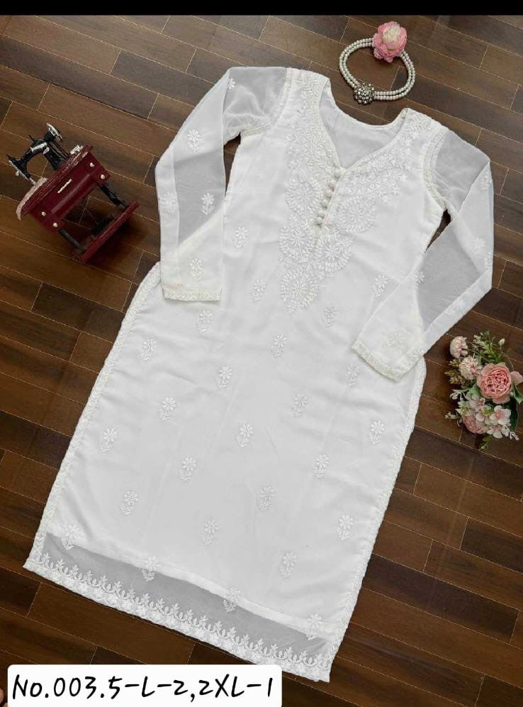 HEAVY RAYON EMBROIDERY KURTI