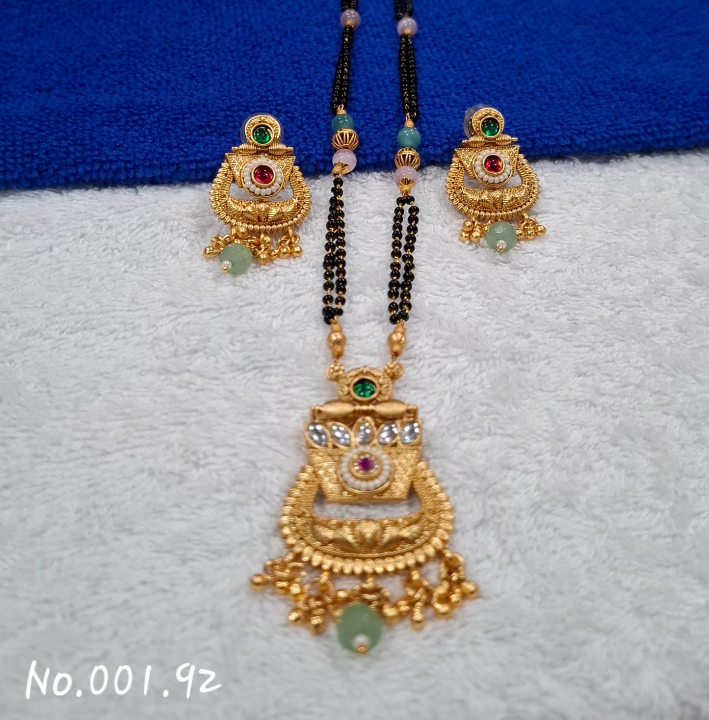 BEAUTIFUL ANTIUE MANGALSUTRA WITH EARRING