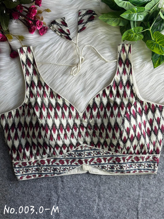 AJARAKH PRINT READY TO WEAR BLOUSE
