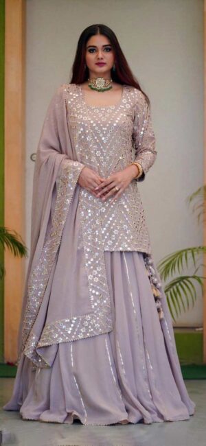 DESIGNER HEAVY KURTI SKIRT AND DUPATTA