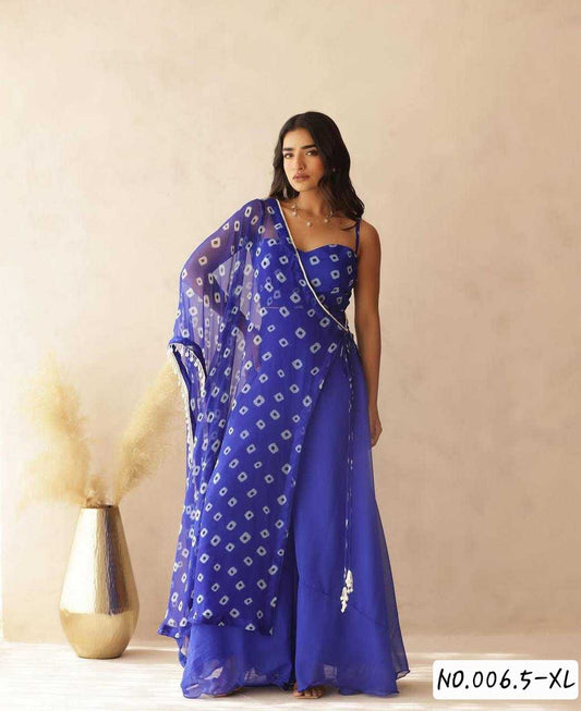 BEAUTIFUL GEORGETTE INDO WESTERN