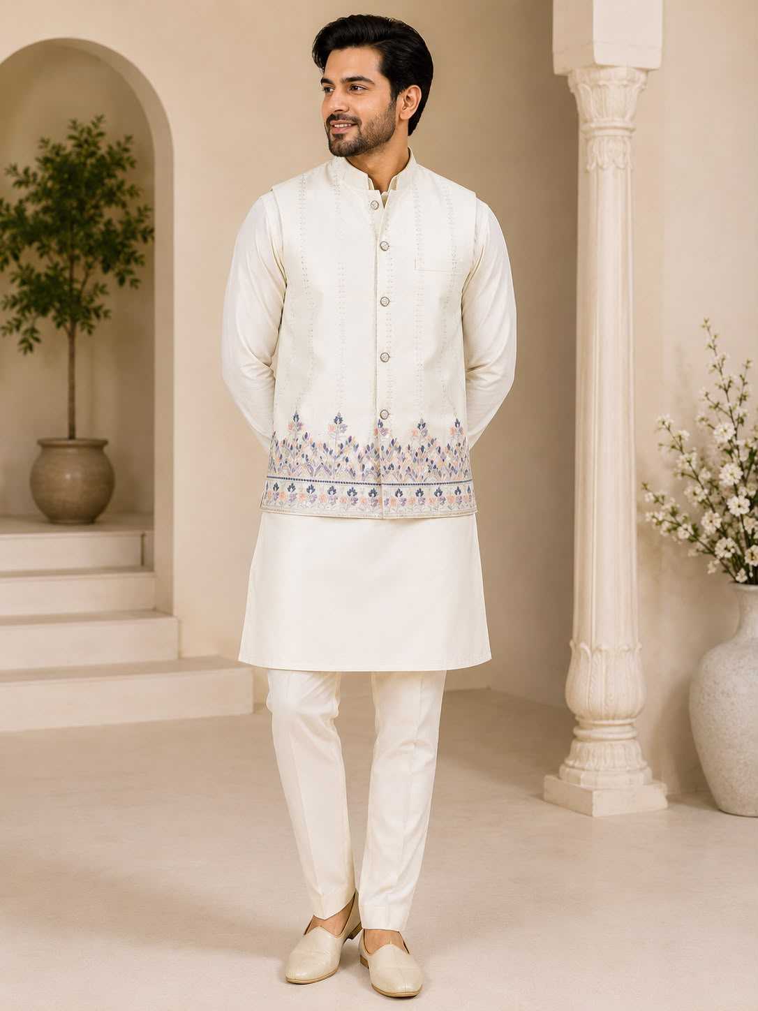 MEN'S KURTA PYJAMA JACKET