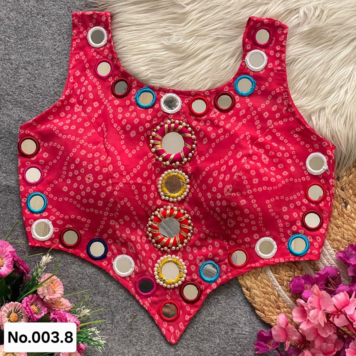 NAVRATRI READY TO WEAR BLOUSE - PINK