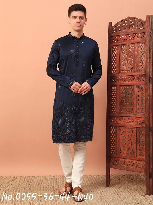MEN’S KURTA PYJAMA HEAVY SMART SILK