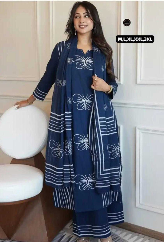COTTON SALWAR KAMEEZ SUIT