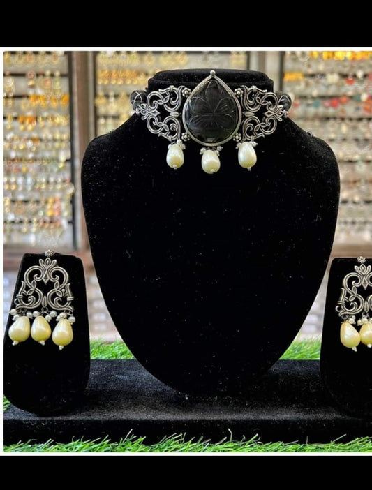 OXIDISED BLACK SET