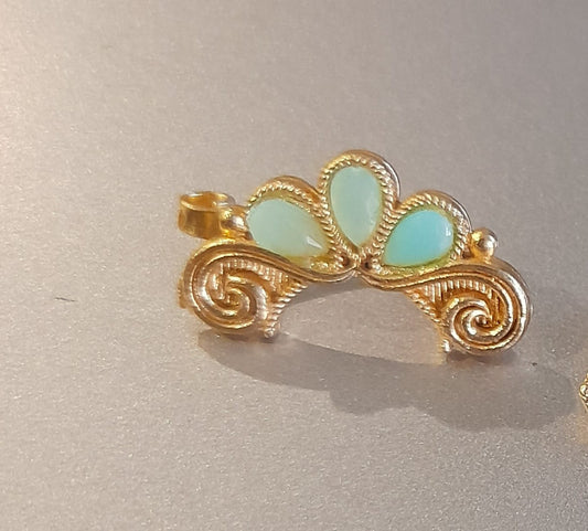 OXIDISED MARATHI NATH/NOSE PIN