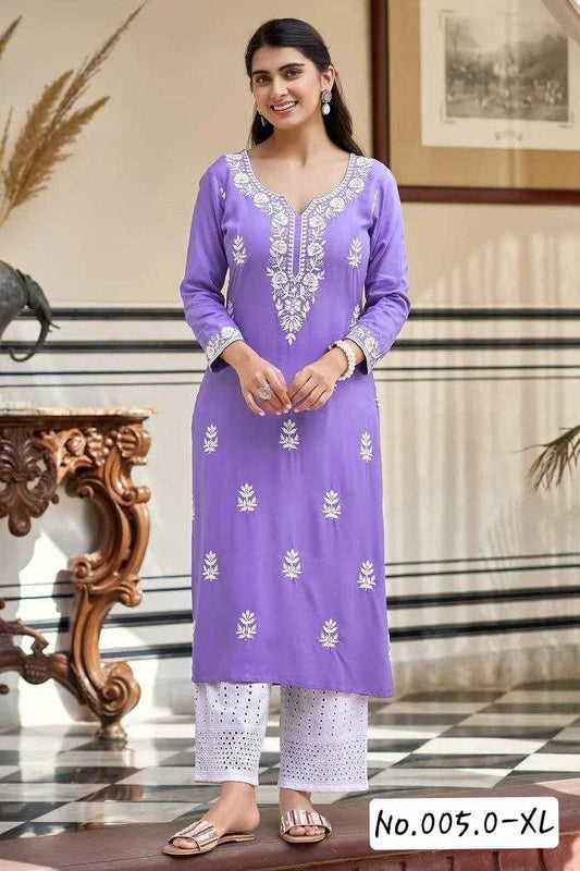 PURE RAYON KURTI PLAZZO
