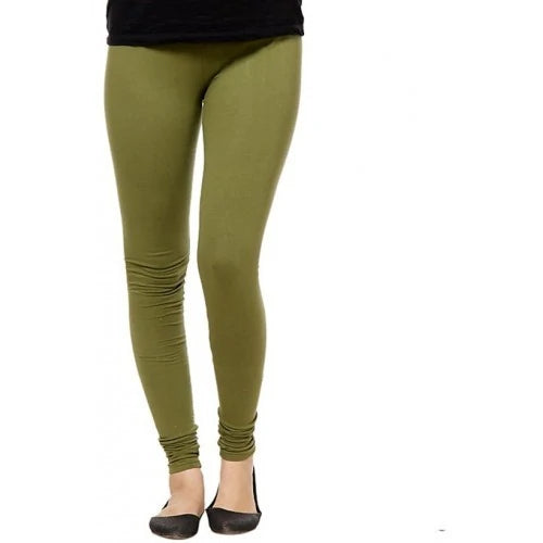COMFORT CHURIDAR LEGGINS - MEHNDI