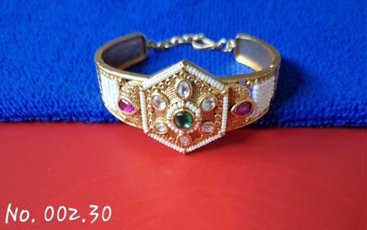 OPENABLE ANTIUE IMITATION HIGH BRASS BRACLET KADA- 2.4 to 2.6