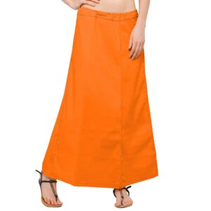SAREE PETTICOAT COTTON ORANGE