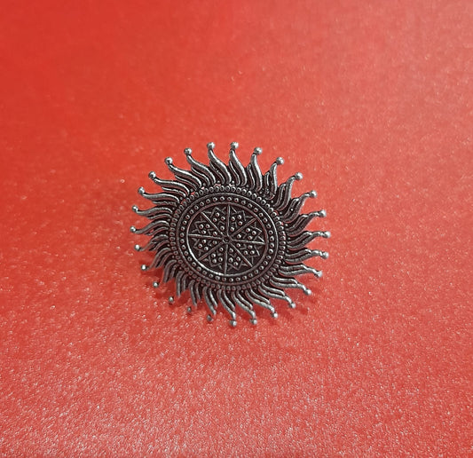 OXIDISED ADJUSTABLE FINGER RING