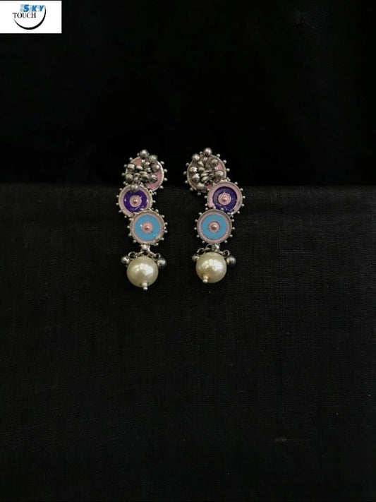 BEAUTIFUL STATEMENT GERMAN SILVER ERRING