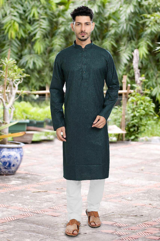 MEN’S STYLISH COTTON KURTA PYJAMA