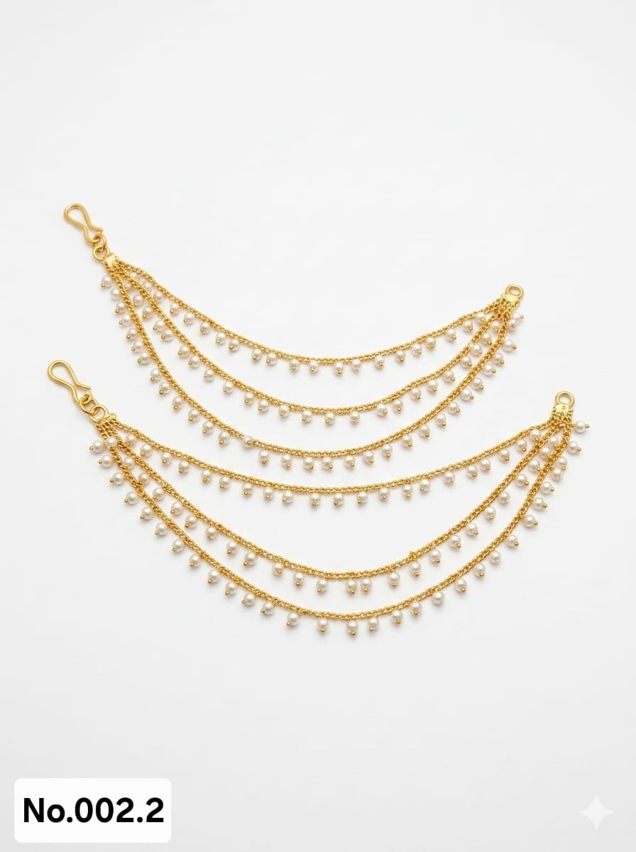 BAHUBALI STATEMENT CHAIN EARRING