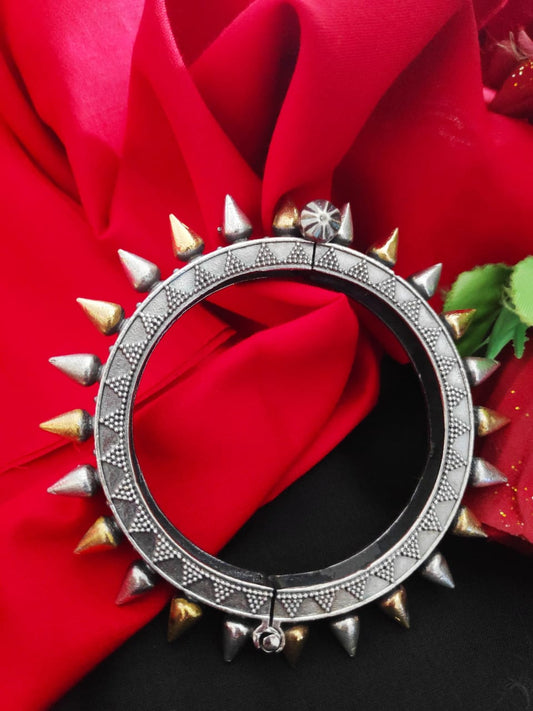 OXIDISED DUAL-TONE KADA - $15 EACH