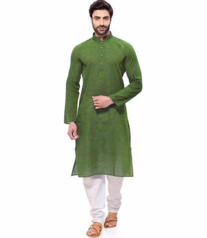 MEN'S KURTA ONLY - PURE COTTON