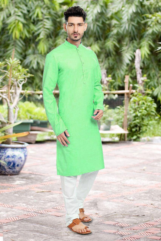 MEN’S STYLISH COTTON KURTA PYJAMA
