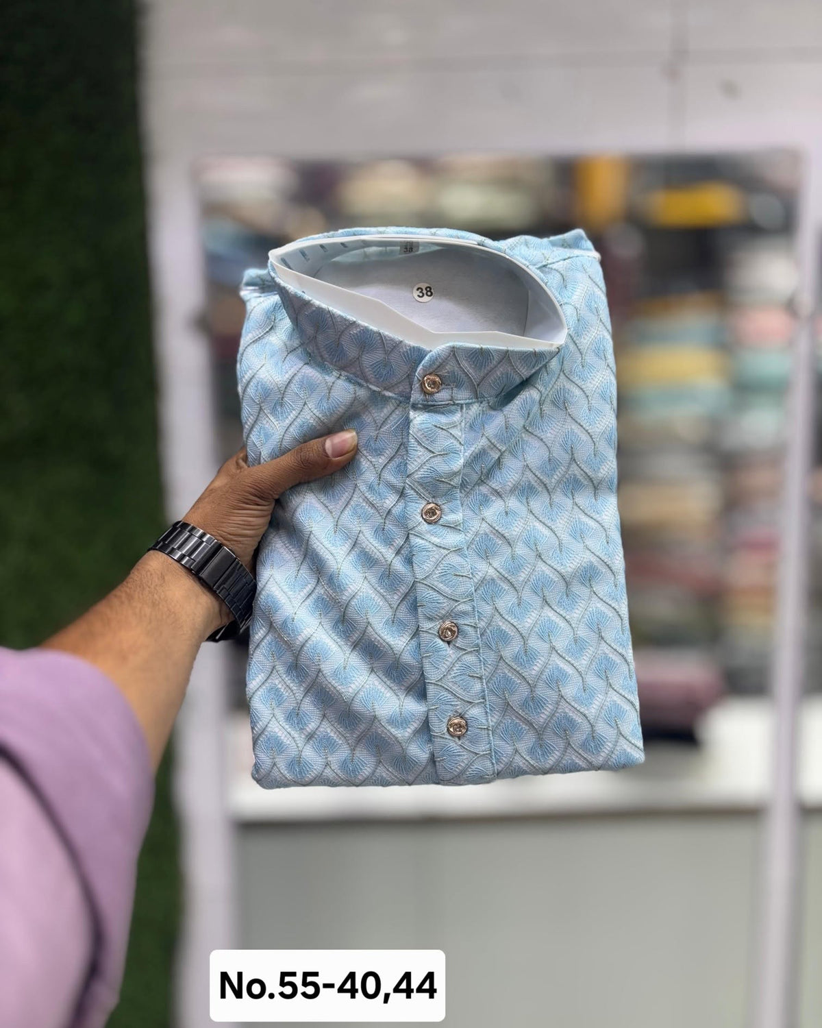 MEN’S KURTA PYJAMA LUCHKA PRINT
