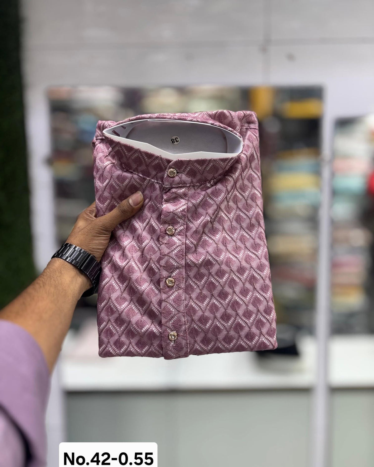 MEN’S KURTA PYJAMA LUCHKA PRINT