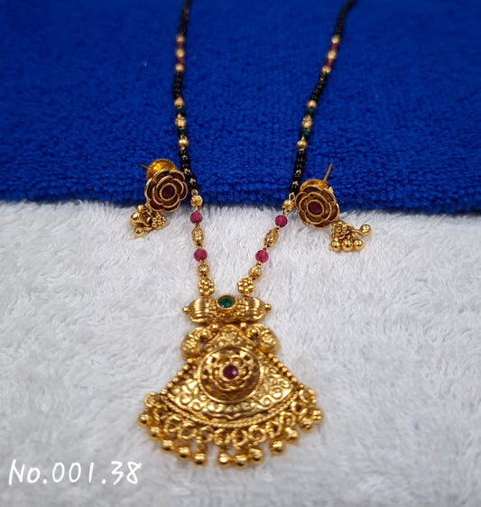 IMITATION MANGALSUTRA WITH EARRING