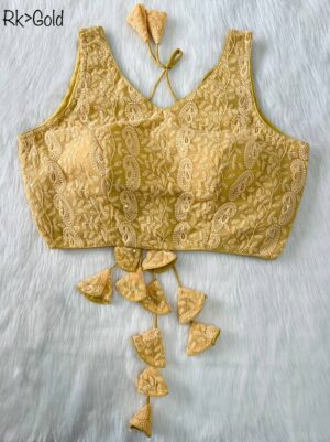 BEAUTIFUL EMBROIDERY SLEEVLESS READY TO WEAR LOUSE