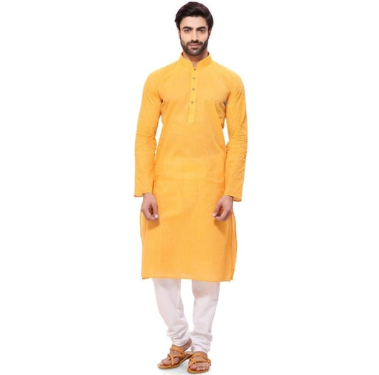 MEN'S KURTA ONLY - PURE COTTON