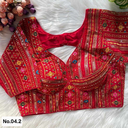 VINTAGE LOOK READY TO WEAR BLOUSE - PERFECT FOR LEHENGA AND SAREE