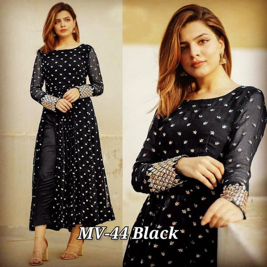 DESIGNER INDO WESTERN LOOK KURTI AND PANT