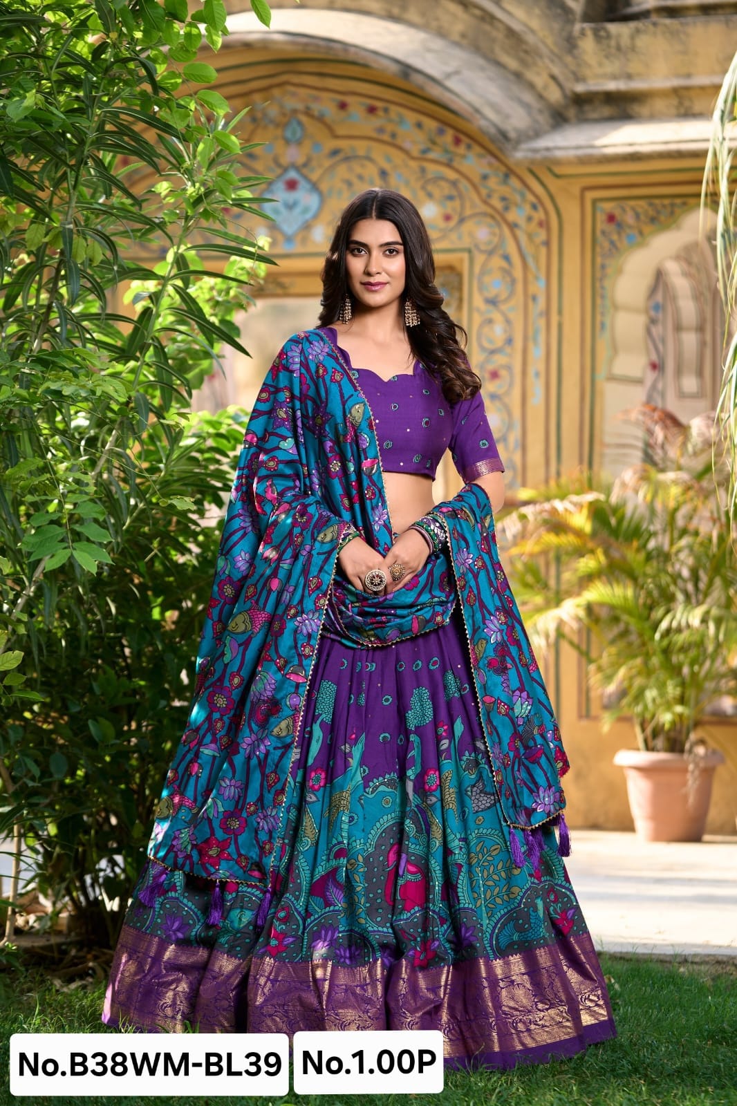 TUSSER SILK TRADITIONAL  LEHENGA - READY TO WEAR