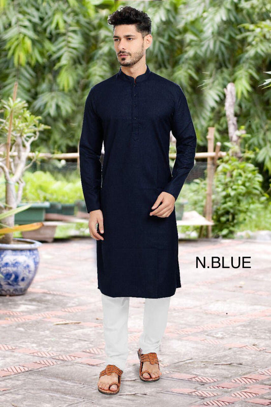 MEN’S STYLISH COTTON KURTA PYJAMA