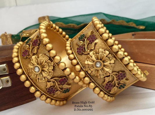 High Brass Gold Openable Patla