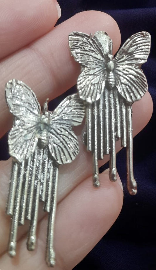 BEAUTIFUL OXIDISED BUTTERFLY EARRING