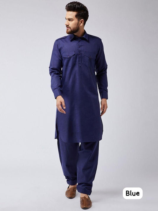 PATHANI KURTA WITH SALWAR BOTTOM