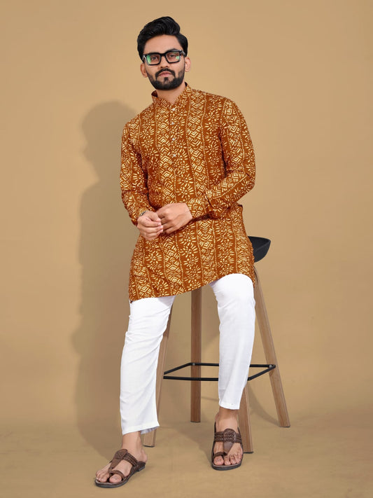 MEN’S KURTA PYJAMA REYON