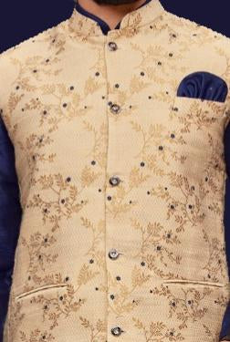 KID’S STYLISH EMBROIDERY JACQUARD KOTI (JACKET)