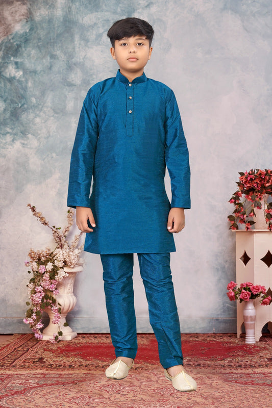 KID’S FANCY SILK KURTA PYJAMA