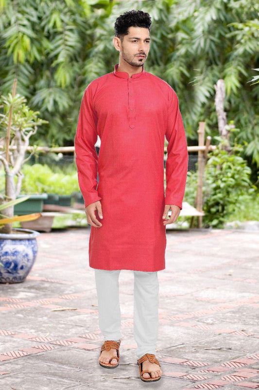 MEN’S STYLISH COTTON KURTA PYJAMA