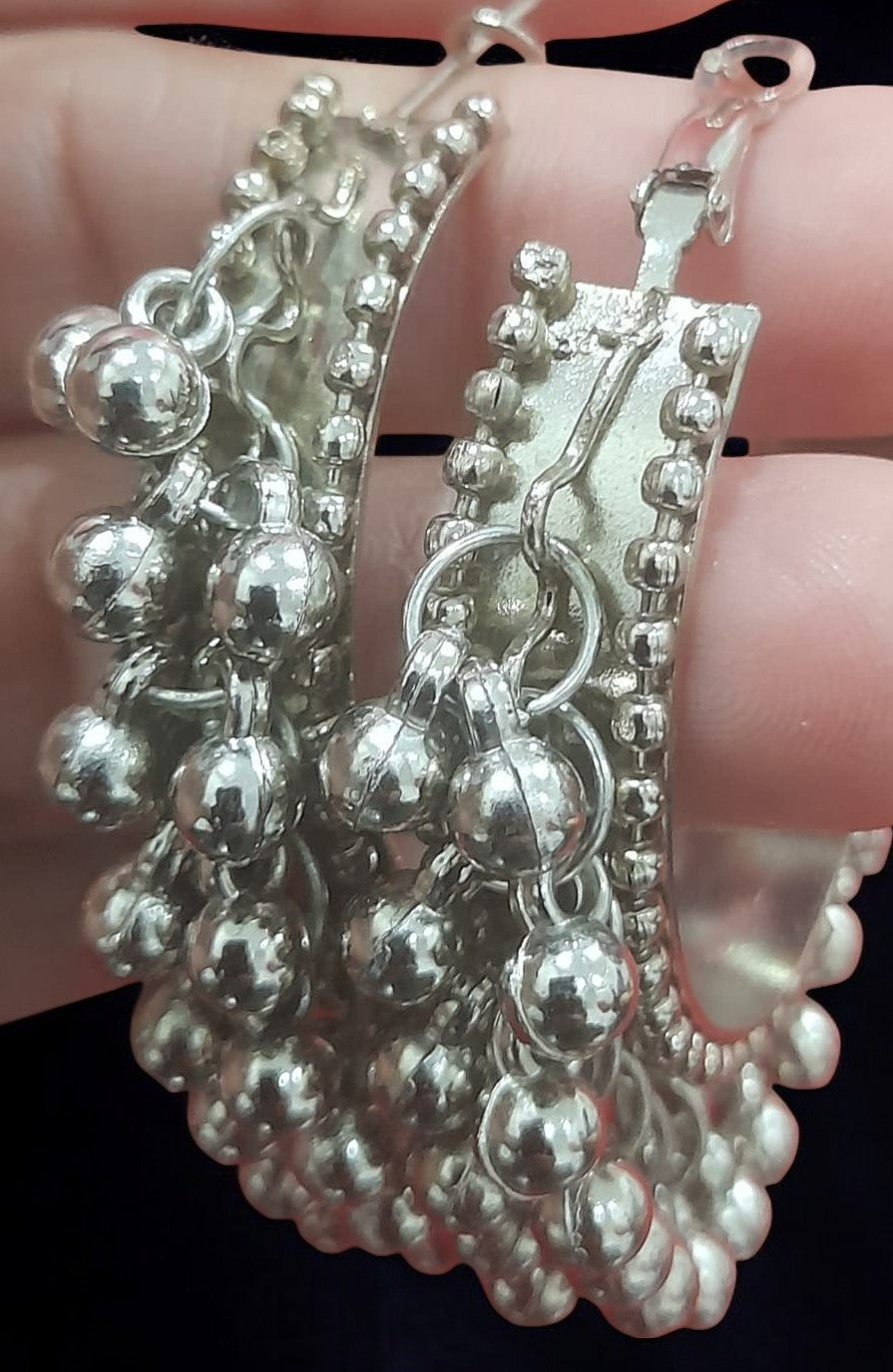 BEAUTIFUL OXIDISED ROUND JHUMKI