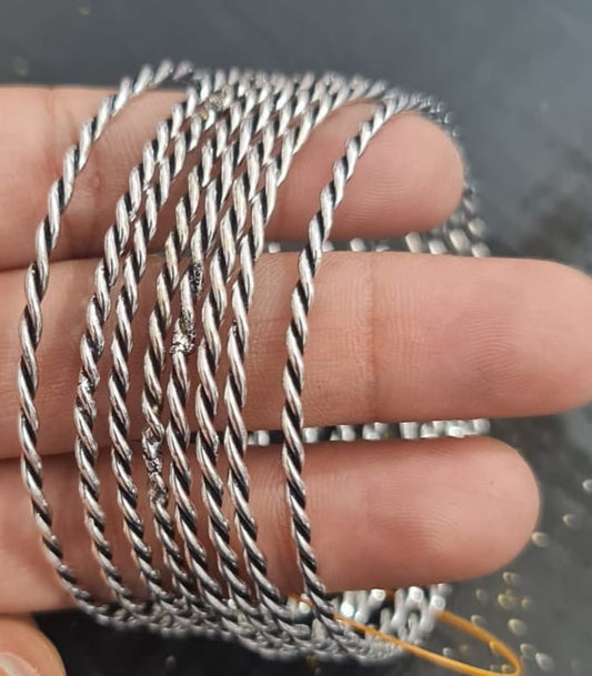 OXIDISED TRENDY BANGLES - 2.4